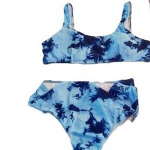 Blue Tie Dye Bikini